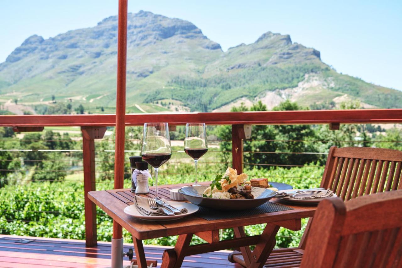 Alluvia Boutique Winery & Luxury Accommodation Stellenbosch Exterior photo Wine tasting at a South African winery
